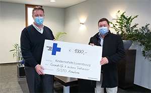 Spendenaktion der Firma SISTO zugunsten der Kindernothilfe-Projekte (Quelle: Kindernothilfe)