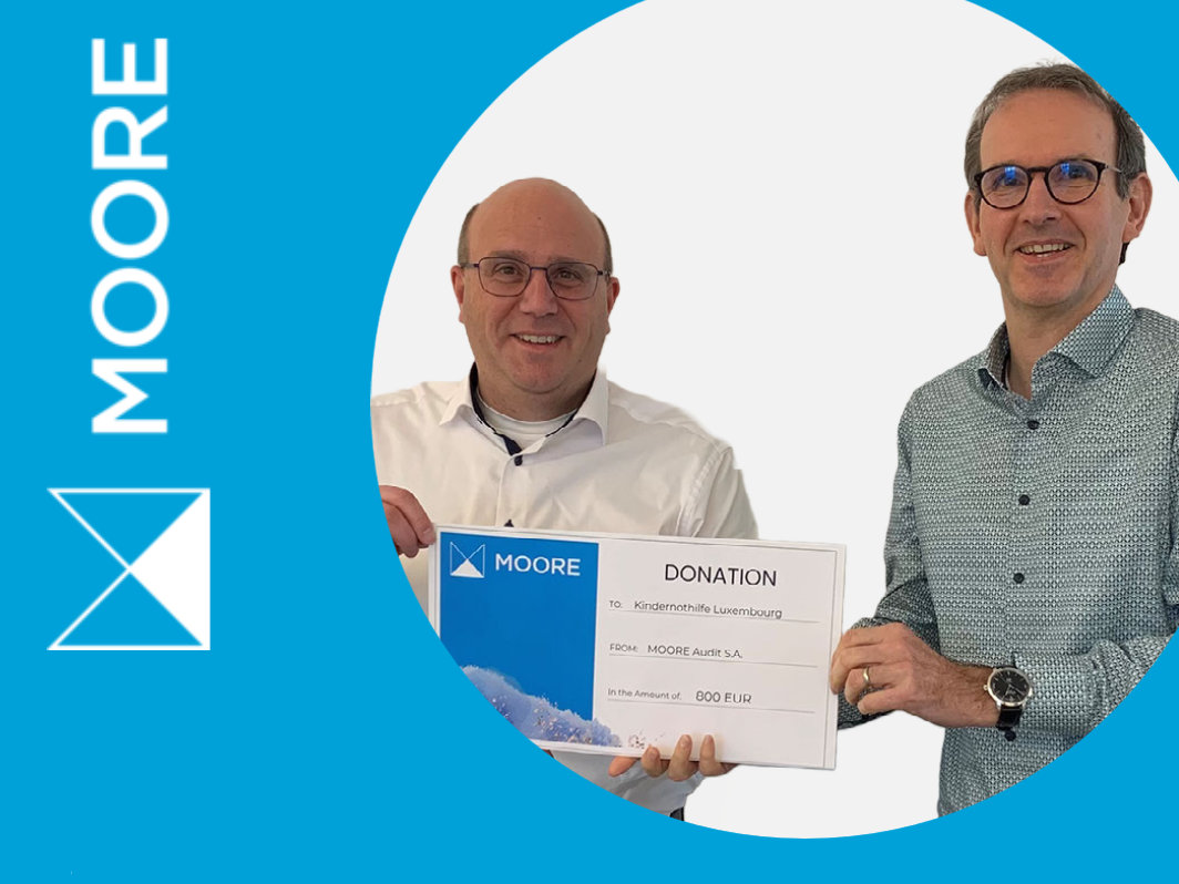 Spendenaktion Moore Audit S.A. Luxembourg (Quelle: Moore)