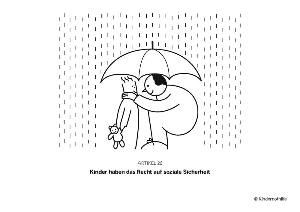 Kinderrechte-Comic (Quelle: Kindernothilfe LU) Kinderrechte-Comic (Quelle: Kindernothilfe LU)