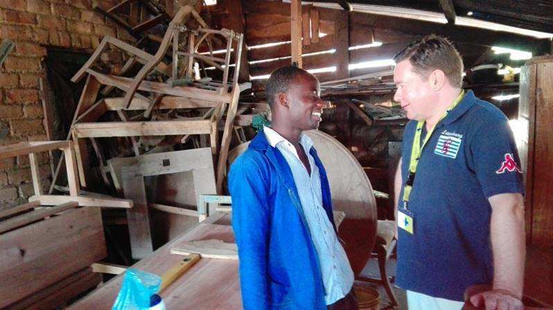 Projektbesuch von Patrick Reinert im Projekt Berufsbildung Malawi