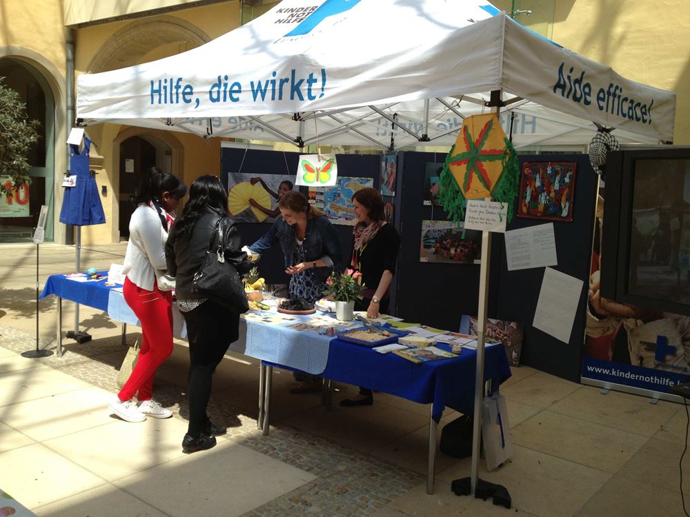 Stand in der Abtei Neumünster Stand in der Abtei Neumünster