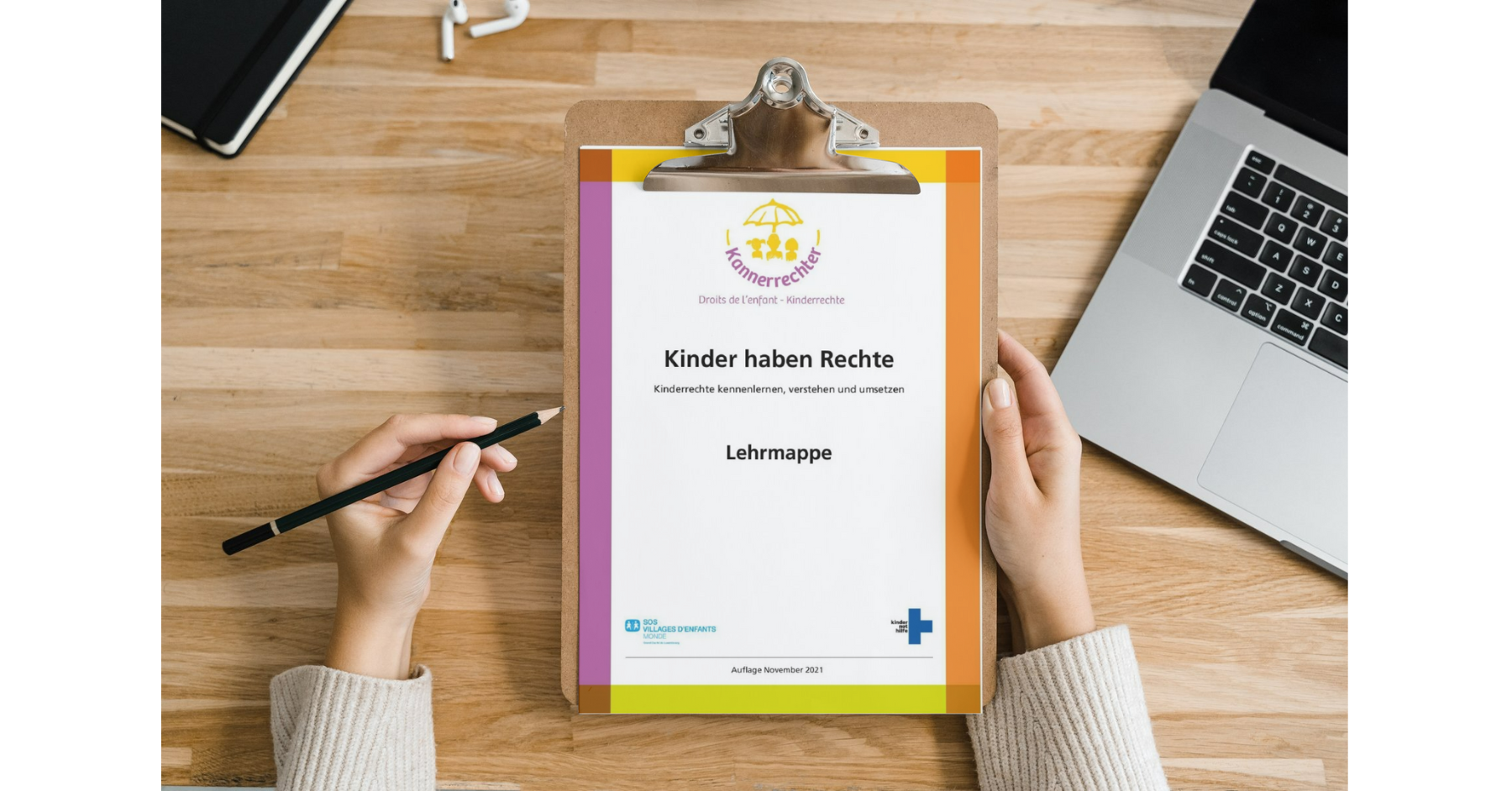 Abbild unserer Lehrmappe 