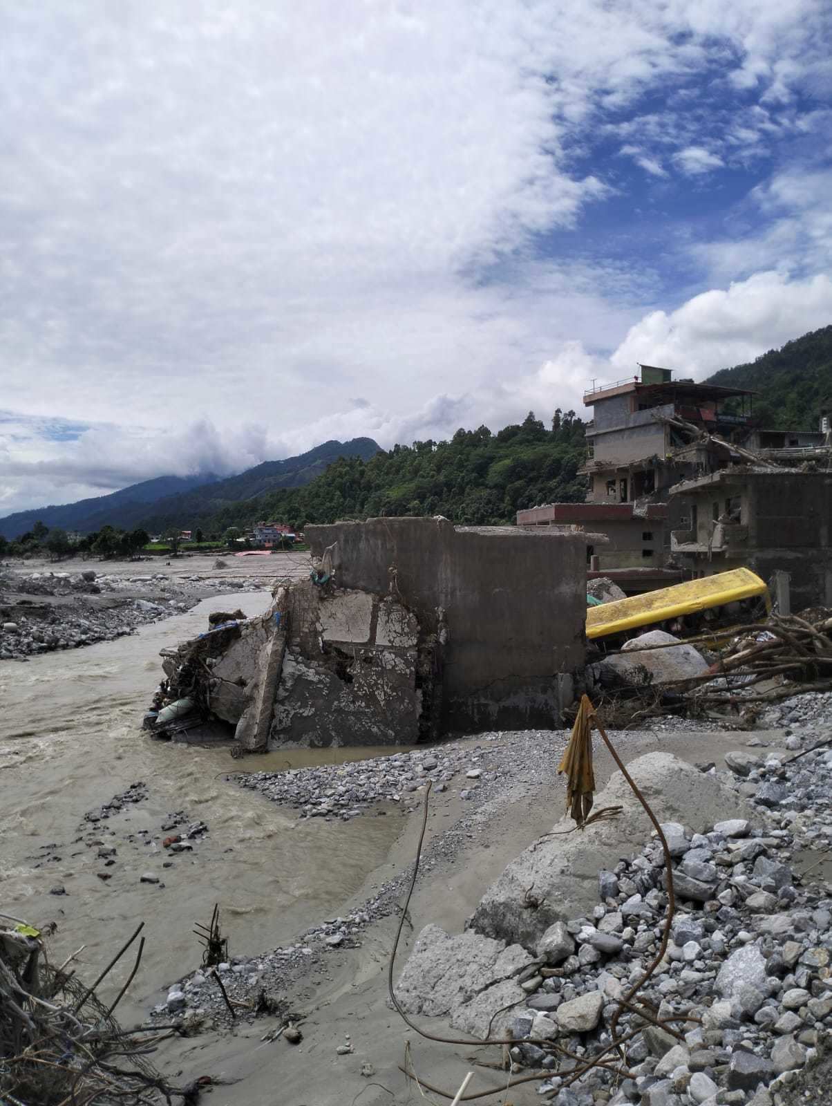 Photo courtesy: Fotos der Sturzflut in Nepal, August 2026 
Partner UMN